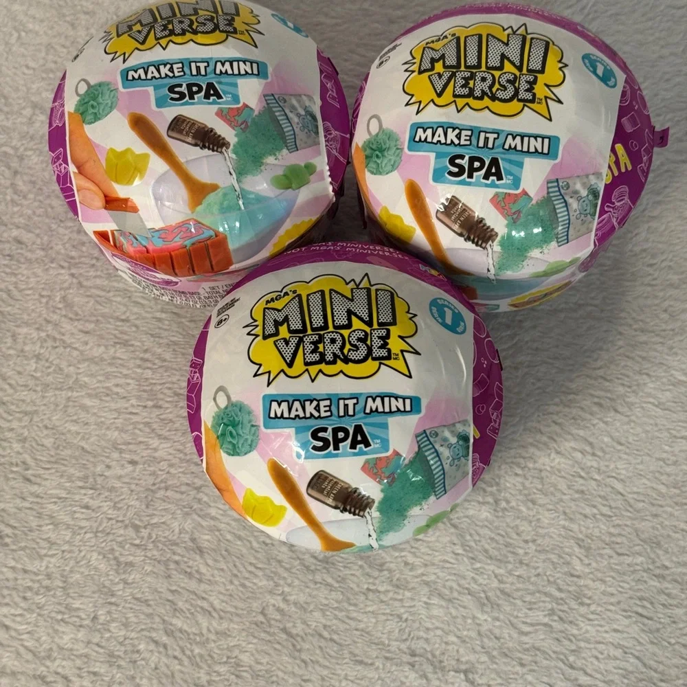 MGA Miniverse Make‎ It Mini Spa — 3 Sealed Blind Balls